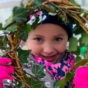 Children at Tudor Primary in Sudbury have been making Christmas wreaths
