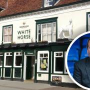 The White Horse in Sudbury has won an evening with Jeff Stelling