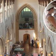 Over 30 people scaled the inside of Holy Trinity Church in Long Melford last week