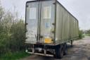 The lorry was found on the outskirts of Haverhill