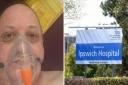 Martin Sawyer, 53, was rushed to Ipswich Hospital several months ago and received a life-changing diagnosis