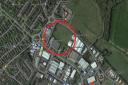 The site on the Chilton industrial estate that has been the subject of plans for a solar farm.