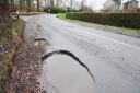 Potholes have been a problem in Suffolk following a harsh winter Picture: SARAH LUCY BROWN