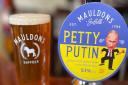 Petty Putin is being brewed by Mauldons of Suffolk, and all the profits will be going to the Disaster Emergency Committee