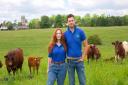 First-generation Suffolk Farmers Abbie Bryant and Andy Moye are going to be appearing in a segment on Escape to the Country