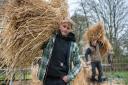 Will Blowers, 17, hopes to keep the thatching tradition alive