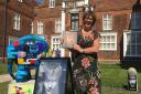 Claire Turnham of the Victim of Viagogo group outside the Ed Sheeran: Made in Suffolk exhibition at Christchurch Mansion  Picture: ARCHANT