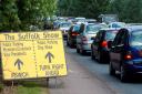 Traffic at the Suffolk Show during a previous year. Picture: SIMON PARKER