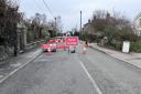 Bures Road in Great Cornard is closed
