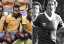 Pelé and Ipswich Town legend Russell Osman