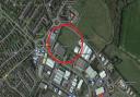 The site on the Chilton industrial estate that has been the subject of plans for a solar farm.