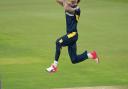 Reece Topley in action for Hampshire before injury struck again. Picture: HAMPSHIRE CC