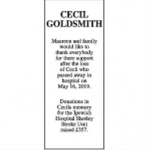 CECIL GOLDSMITH