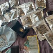 £2,000 worth of cannabis and other items were found at a home in Sudbury
