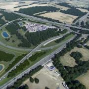 A visualisation of the planned upgrades at the A12 junction with the M25