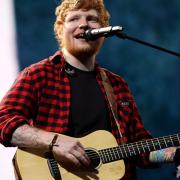 Ed Sheeran performing on the Pyramid stage at Glastonbury Festival, at Worthy Farm in Somerset.Picture: YUI MOK/PA WIRE