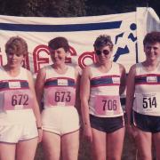 Ipswich JAFFA ladies' group at the Sunday Times Fun Run in Hyde Park, London, in 1982/83 Picture: DAVID SMITH