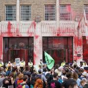 Bury St Edmunds man Robert Possnett was one of the Extinction Rebellion protestors who splattered the Guildhall in London in red paint