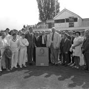 A centenary presentation to Felixstowe Cricket Club in August 1970