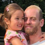 Scott Ramsey, also known as Scotty, has died at the age of 31. Here he is pictured with his daughter Bella, aged four.