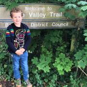 Josh was concerned about the animals at Colchester Zoo during coronavirus so walked from Sudbury to Long Melford and back to raise funds Picture: BEXX HUNT