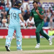Pakistan's Wahab Riaz celebrates taking the wicket of England's Chris Woakes during their World Cup win this week. Picture: PA SPORT