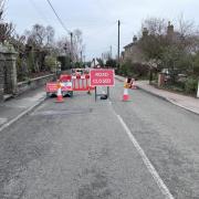 Bures Road in Great Cornard will remain closed